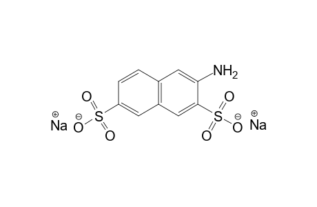 3-amino-2,7-naphthalenedisulfonic acid, disodium salt