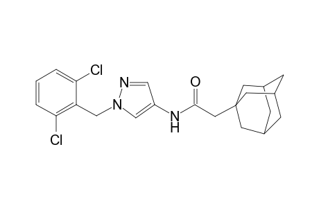 2-(1-adamantyl)-N-[1-(2,6-dichlorobenzyl)-1H-pyrazol-4-yl]acetamide