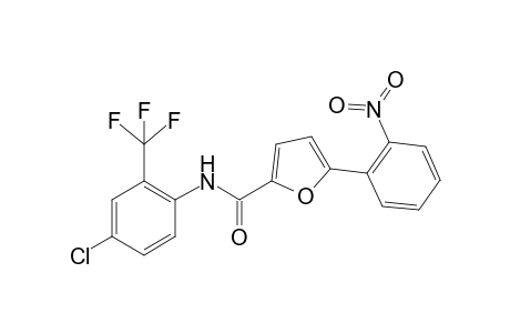 N-[4-chloranyl-2-(trifluoromethyl)phenyl]-5-(2-nitrophenyl)furan-2-carboxamide