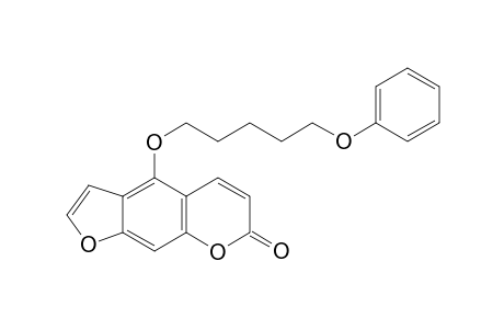 4-(5-Phenoxypentoxy)-7H-furo[3,2-g][1]benzopyran-7-one