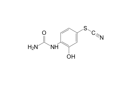 thiocyanic acid, (3-hydroxy-4-ureidophenyl) ester