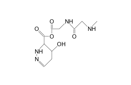 6-(Sarcosyl-glycyl)carbonyl-5-hydroxy-1,4,5,6-tetrahydro-pyridazine