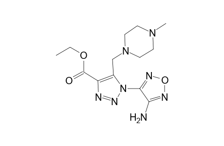 1-(4-Amino-furazan-3-yl)-5-(4-methyl-piperazin-1-ylmethyl)-1H-[1,2,3]triazole-4-carboxylic acid ethyl ester