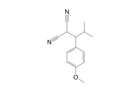 2-[1-(4-methoxyphenyl)-2-methyl-propyl]malononitrile