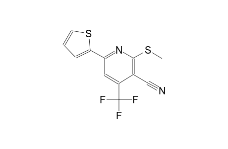 2-(methylthio)-6-(2-thienyl)-4-(trifluoromethyl)nicotinonitrile