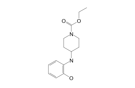 4-(o-hydroxyanilino)-1-piperidinecarboxylic acid, ethyl ester