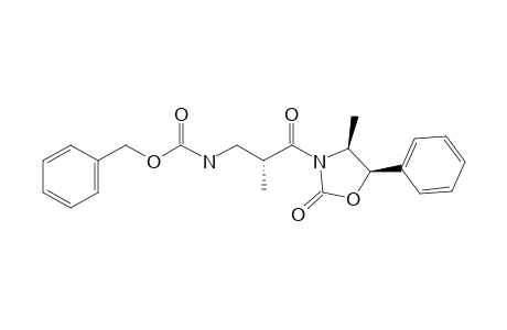 (phenylmethyl) N-[(2R)-2-methyl-3-[(4S,5R)-4-methyl-2-oxidanylidene-5-phenyl-1,3-oxazolidin-3-yl]-3-oxidanylidene-propyl]carbamate