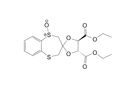 (1R,4'R,5'R)-Spiro[1,5-benzodithiepane-3,2'-[4.5]diethoxycarbonyl[1,3]dioxolane] 1-oxide