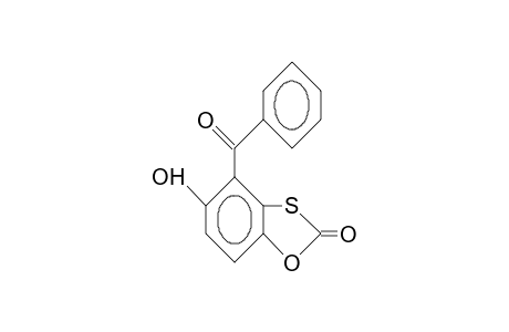 4-Benzoyl-5-hydroxy-1,3-benzoxathiol-2-one