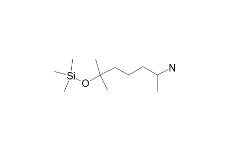 6-Methyl-6-[(trimethylsilyl)oxy]heptan-2-amine