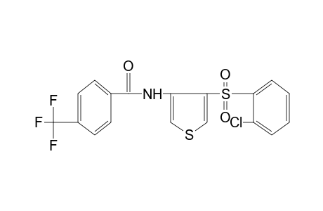 N-{4-[(o-chlorophenyl)sulfonyl]-3-thienyl}-alpha,alpha,alpha-trifluoro-p-toluamide