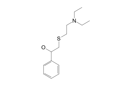 alpha-{{[2-(diethylamino)ethyl]thio}methyl}benzyl alcohol