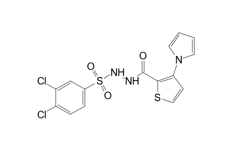 1-[(3,4-dichlorophenyl)sulfonyl]-2-[3-(pyrrol-1-yl)-2-thenoyl]hydrazine