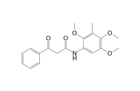 N-(2,4,5-Trimethoxy-3-methylphenyl)-3-phenyl-3-oxopropionamide