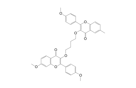 7-methoxy-6''-methyl-3,3''-(tetramethylenedioxy)bis[4'-methoxyflavone]
