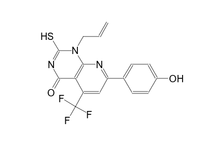 pyrido[2,3-d]pyrimidin-4(1H)-one, 7-(4-hydroxyphenyl)-2-mercapto-1-(2-propenyl)-5-(trifluoromethyl)-