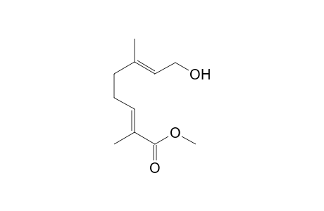 Methyl 6-methyl-8-hydroxyocta-2,6-dien-2-carboxylate (.ommaga.-Methoxycarbonylgeraniol)