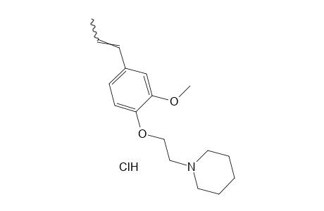 1-[2-(2-METHOXY-4-PROPENYLPHENOXY)ETHYL]PIPERIDINE, HYDROCHLORIDE