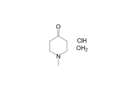 1-Methyl-4-piperidone, hydrochloride, hydrate