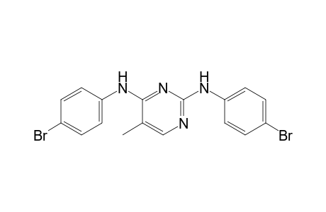 2,4-bis(p-bromoanilino)-5-methylpyrimidine