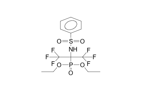 phosphonic acid, [2,2,2-trifluoro-1-[(phenylsulfonyl)amino]-1-(trifluoromethyl)ethyl]-, diethyl ester