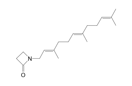 1-(3',7',11'-TRIMETHYL-2'E,6'E,10-DODECATRIENYL)-2-AZETIDINONE