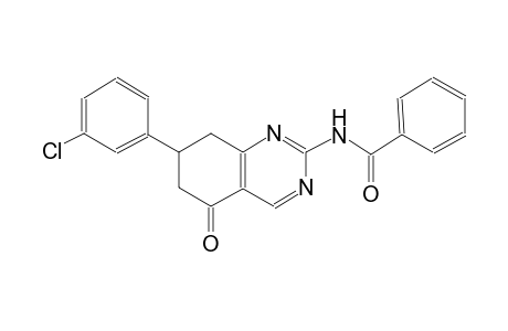 benzamide, N-[7-(3-chlorophenyl)-5,6,7,8-tetrahydro-5-oxo-2-quinazolinyl]-