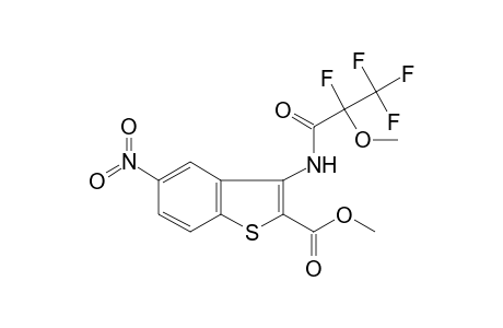 5-Nitro-3-(2,3,3,3-tetrafluoro-2-methoxy-propionylamino)-benzo[b]thiophene-2-carboxylic acid methyl ester