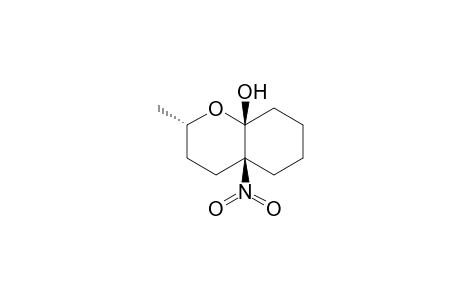 8aH-1-Benzopyran-8a-ol, octahydro-2-methyl-4a-nitro-, (2.alpha.,4a.beta.,8a.beta.)-(.+-.)-