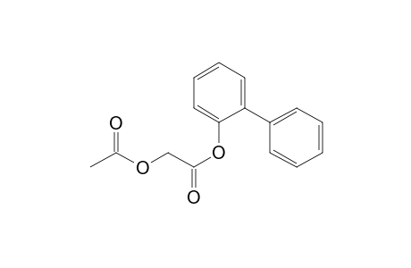 Acetoxyacetic acid, 2-biphenyl ester