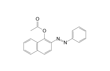 2-(phenylazo)-1-naphthol, acetate