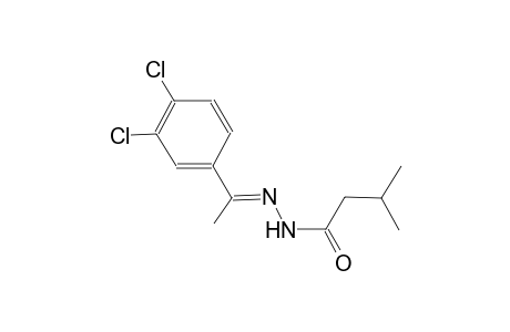 N'-[(E)-1-(3,4-dichlorophenyl)ethylidene]-3-methylbutanohydrazide