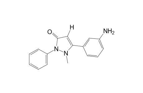 3-(m-aminophenyl)-2-methyl-1-phenyl-3-pyrazolin-5-one