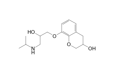 3,4-Dihydro-8-(2-hydroxy-3-((1-methylethyl)amino)propoxy)-2H-1-benzopyran-3-ol