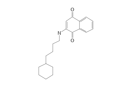 2-[4-Cyclohexylbutylamino]-1,4-naphthoquinone