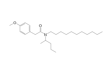 Acetamide, 2-(4-methoxyphenyl)-N-(2-pentyl)-N-undecyl-