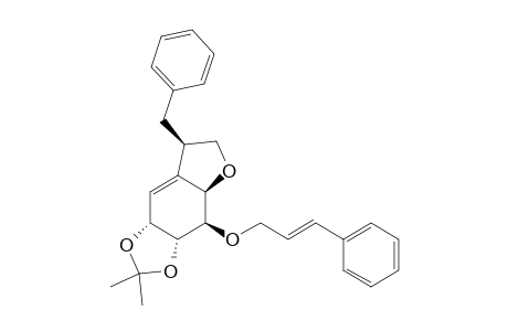 2,2-DIMETHYL-7-BETA-(PHENYLMETHYL)-(3AR,4R,4AR,8AR)-4H,6H,7H-FURO-[2',3':4,5]-BENZO-[D]-[1,3]-DIOXOL-4-YL-3-PHENYL-(E)-2-PROPENYLETHER