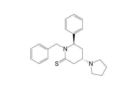 TRANS-1-BENZYL-4-(PYRROLIDINO)-6-PHENYLPIPERIDINE-2-THIONE