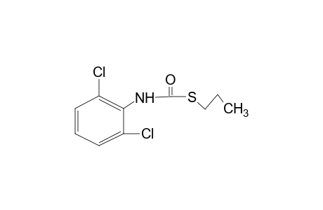 2,6-dichlorothiocarbanilic acid, S-propyl ester