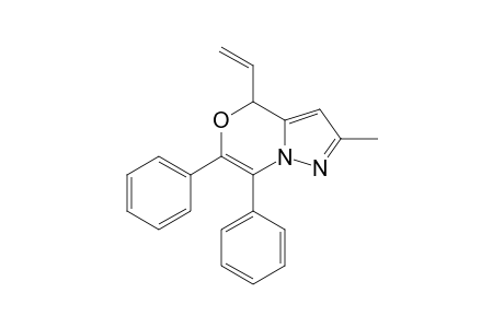 4-ethenyl-2-methyl-6,7-di(phenyl)-4H-pyrazolo[5,1-c][1,4]oxazine