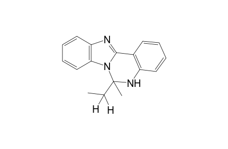 5,6-dihydro-6-ethyl-6-methylbenzimidazo[1,2-c]quinazoline
