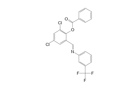 2,4-DICHLORO-6-[N-(alpha,alpha,alpha-TRIFLUORO-m-TOLYL)FORMIMIDOYL]PHENOL, BENZOATE