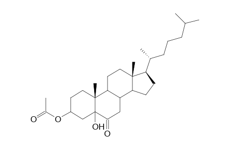 5-HYDROXY-6-OXOCHOLESTAN-3-YL ACETATE