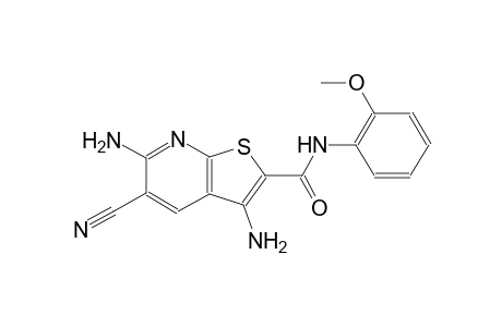 3,6-diamino-5-cyano-N-(2-methoxyphenyl)thieno[2,3-b]pyridine-2-carboxamide