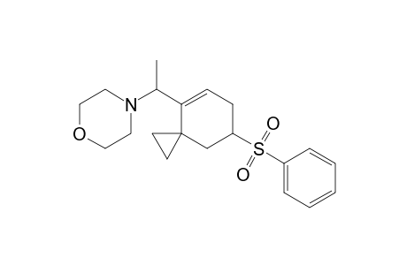 4-[1-(5-besylspiro[2.5]oct-7-en-8-yl)ethyl]morpholine
