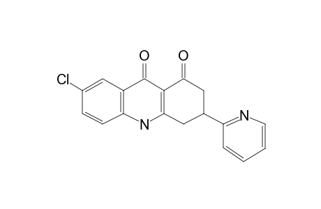 7-Chloro-3,4-dihydro-3-[2-pyridinyl]-1,9(2H,10H)-acridinedione