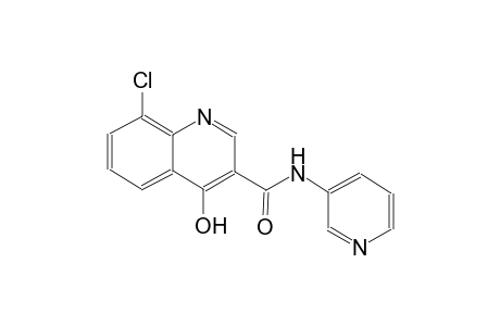 3-quinolinecarboxamide, 8-chloro-4-hydroxy-N-(3-pyridinyl)-