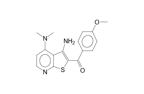 2-(4-methoxybenzoyl)-3-amino-4-dimethylaminopyrido[2,3-b]thiophene