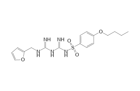 1-[(p-butoxyphenyl)sulfonyl]-5-furfurylbiguanide