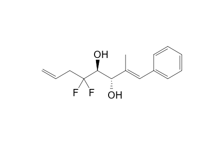 (1E,3S*,4S*)-5,5-Difluoro-2-methyl-1-phenylocta-1,7-diene-3,4-diol